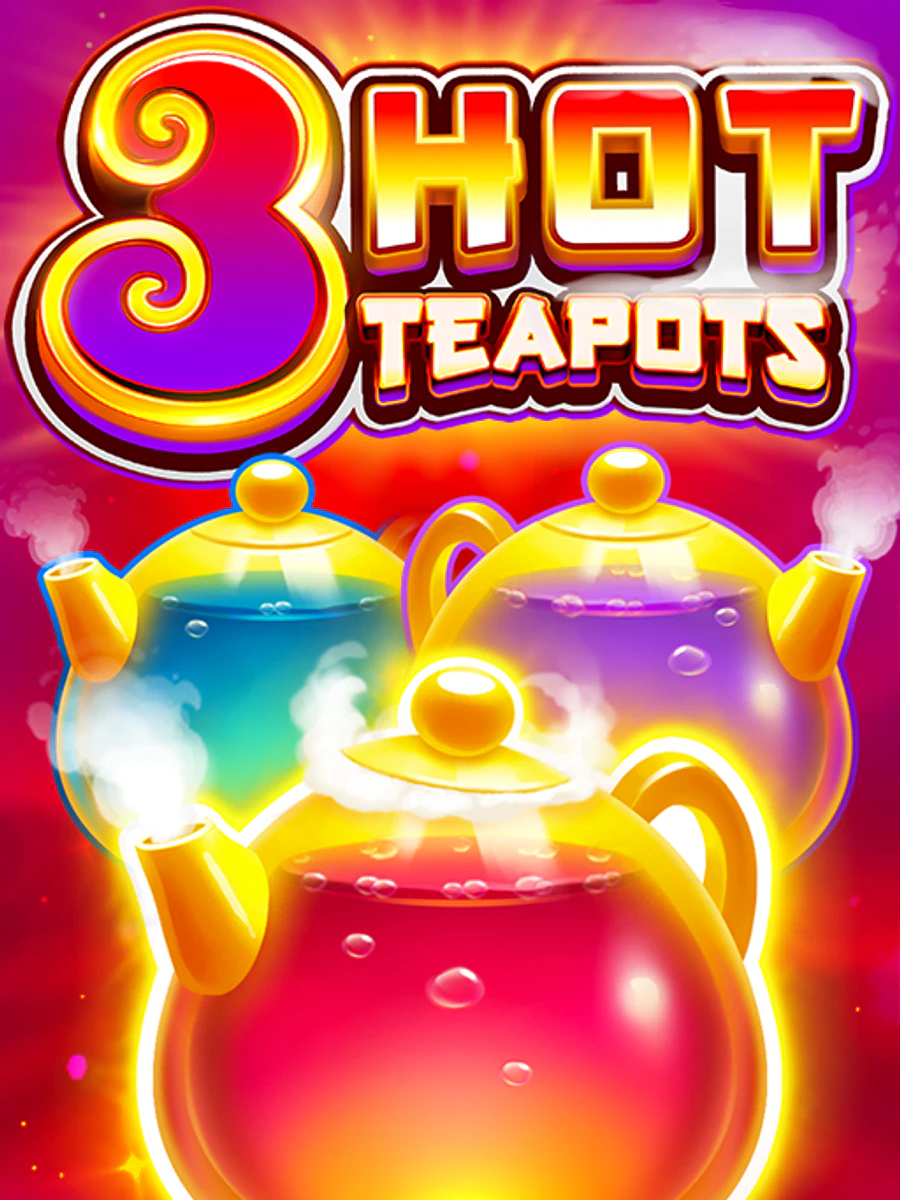 3 Hot Teapots slot artwork