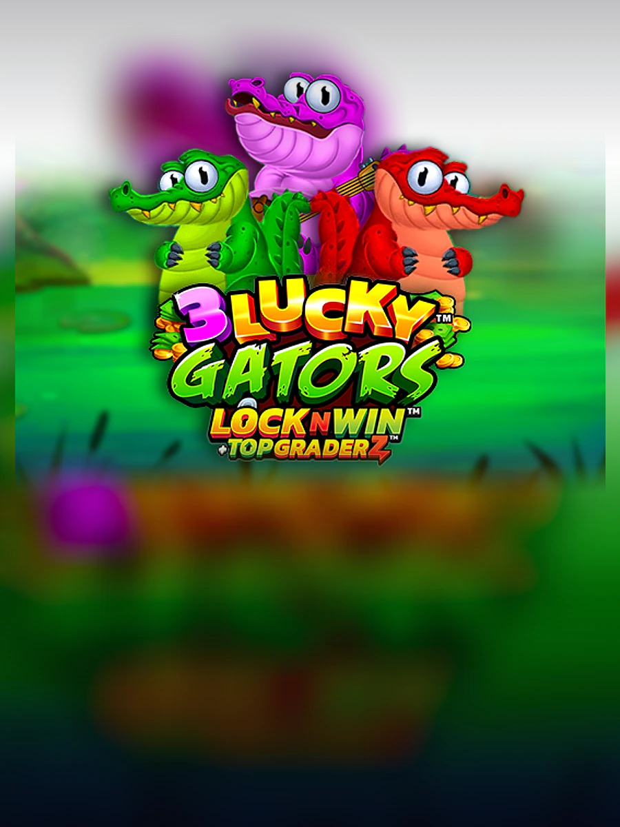 3 Lucky Gators slot artwork