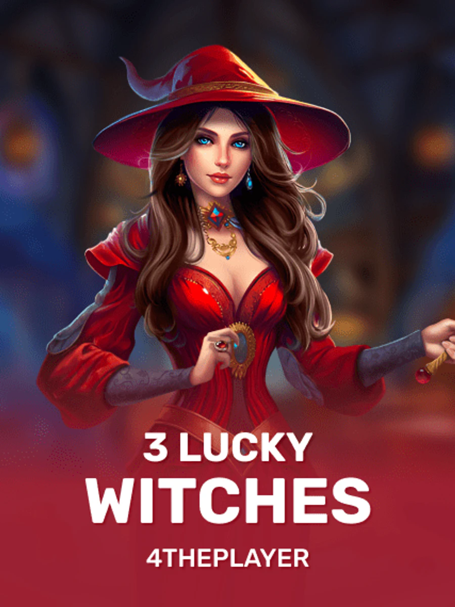 3 Lucky Witches casino game artwork
