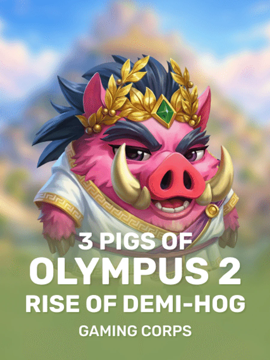 3 Pigs of Olympus 2 - Rise of the Demi-Hog slot artwork