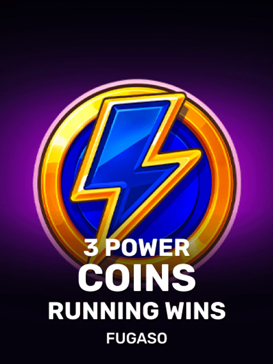 3 Power Coins: RUNNING WINS casino game artwork