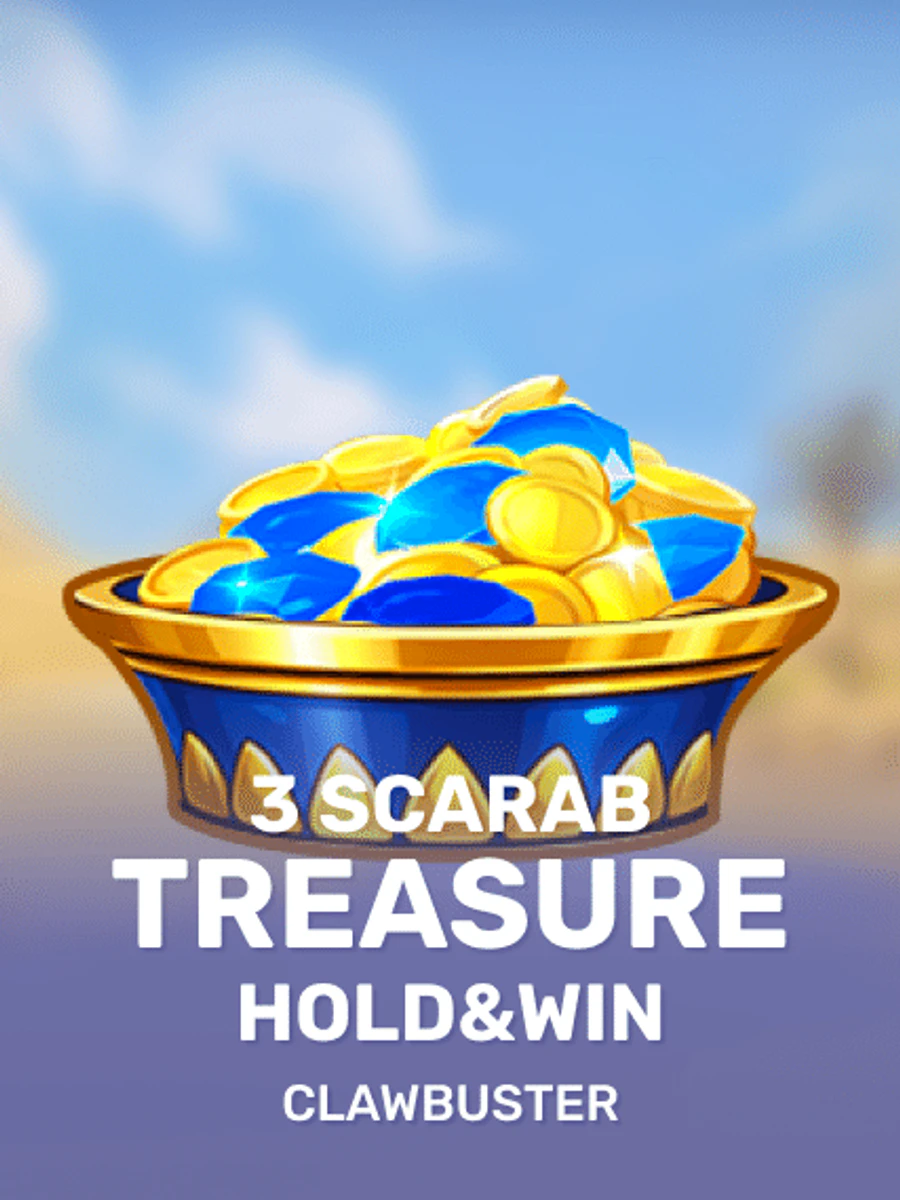 3 Scarab Treasure: Hold&Win slot artwork