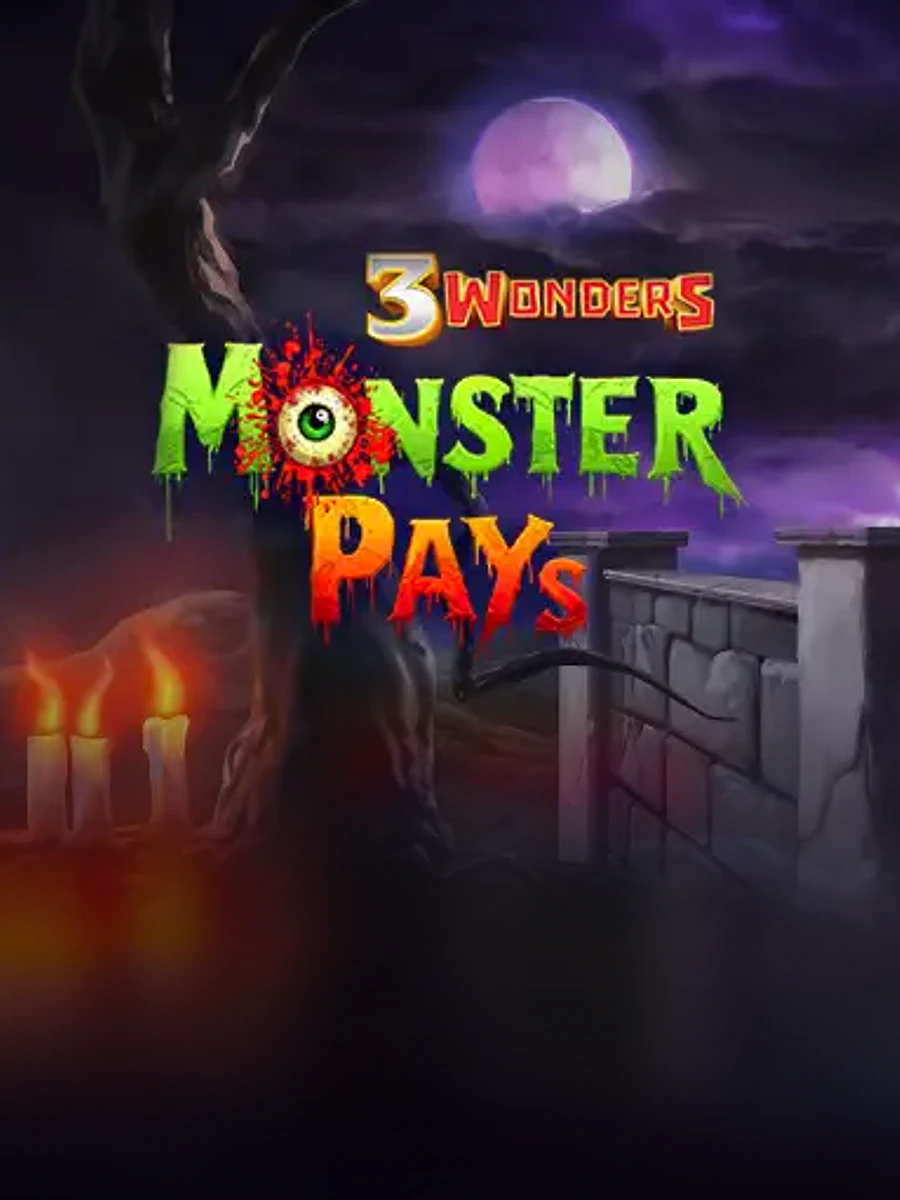 3 Wonders Monster Pays slot artwork