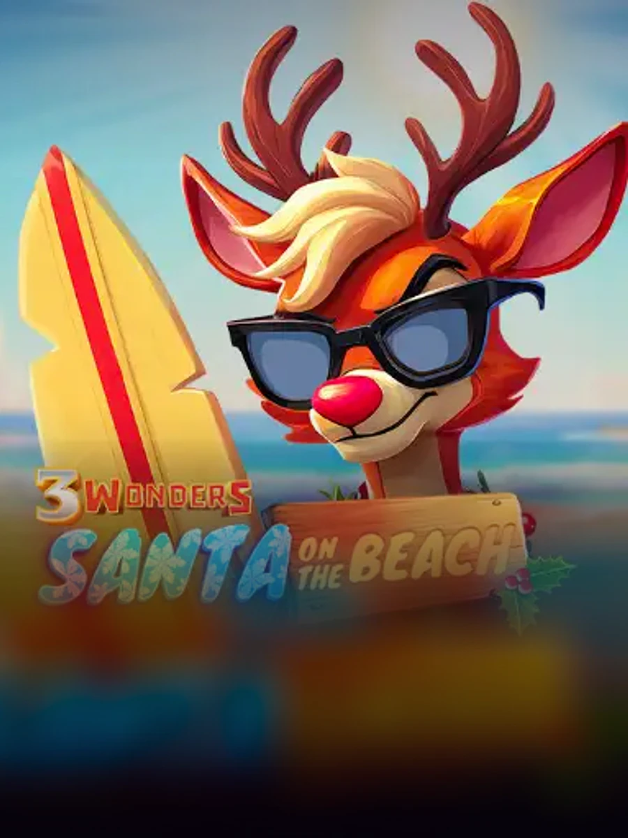 3 Wonders Santa on the Beach slot artwork