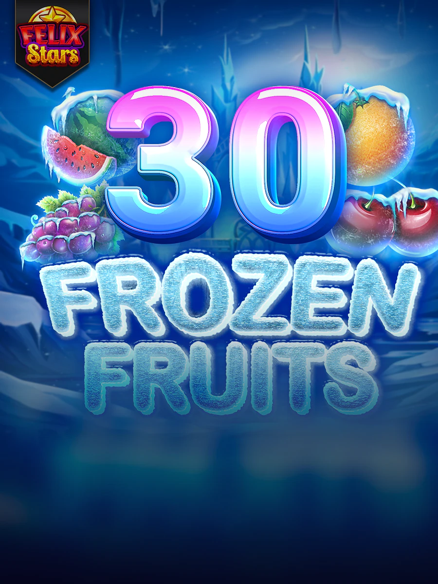 30 Frozen Fruits Felix Stars slot artwork