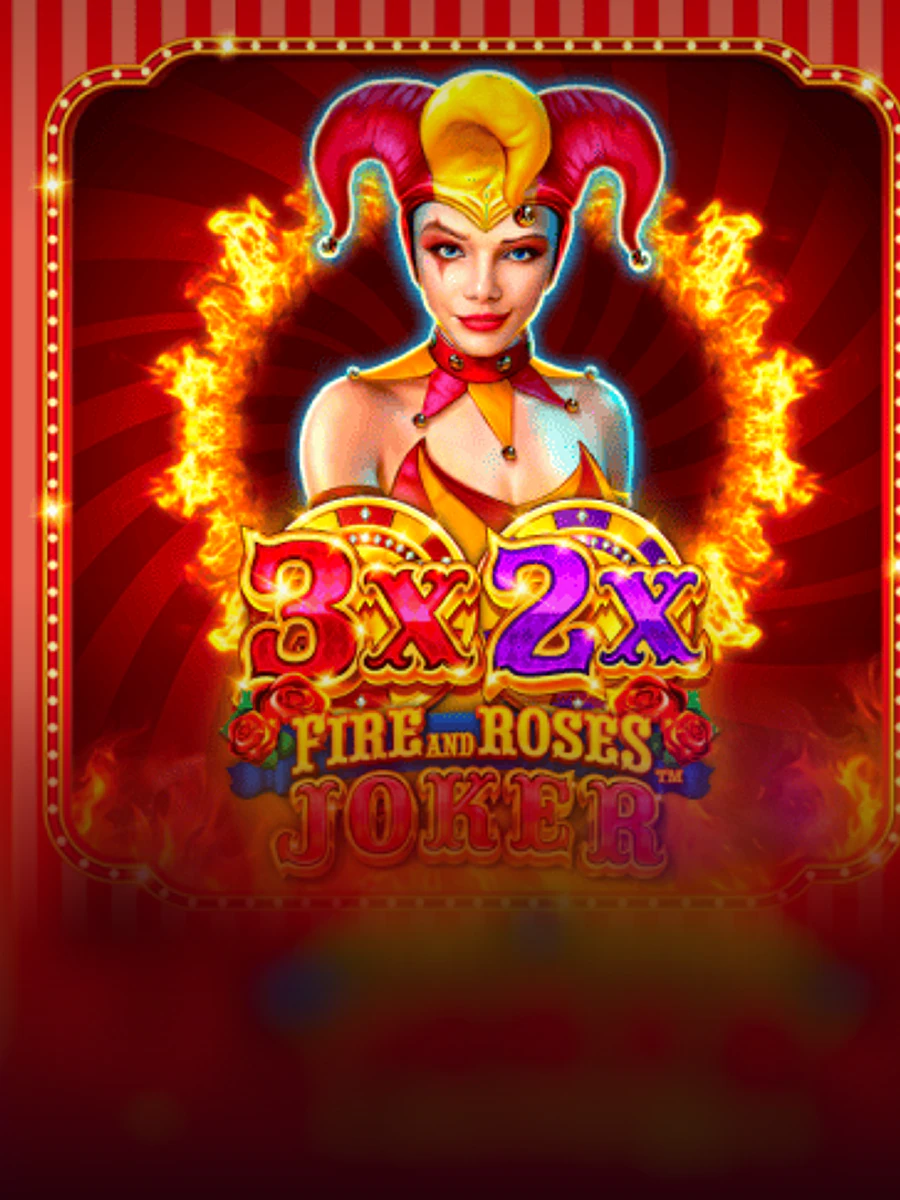 3x 2x Fire and Roses Joker slot artwork