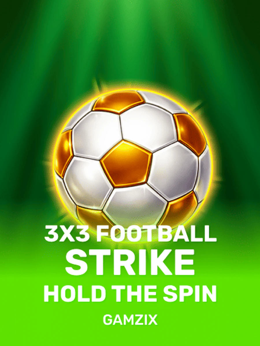 3x3 Football Strike: Hold the Spin slot artwork