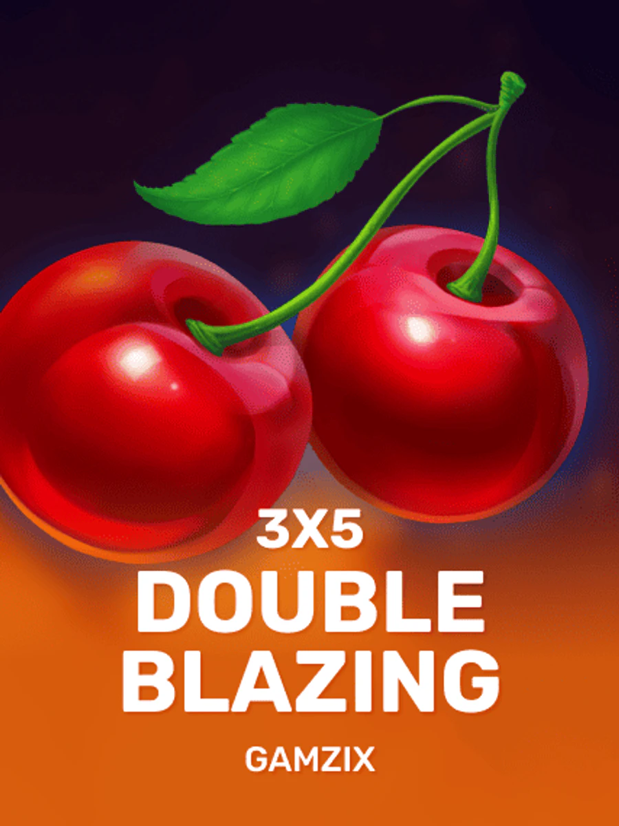 3x5 Double Blazing slot artwork