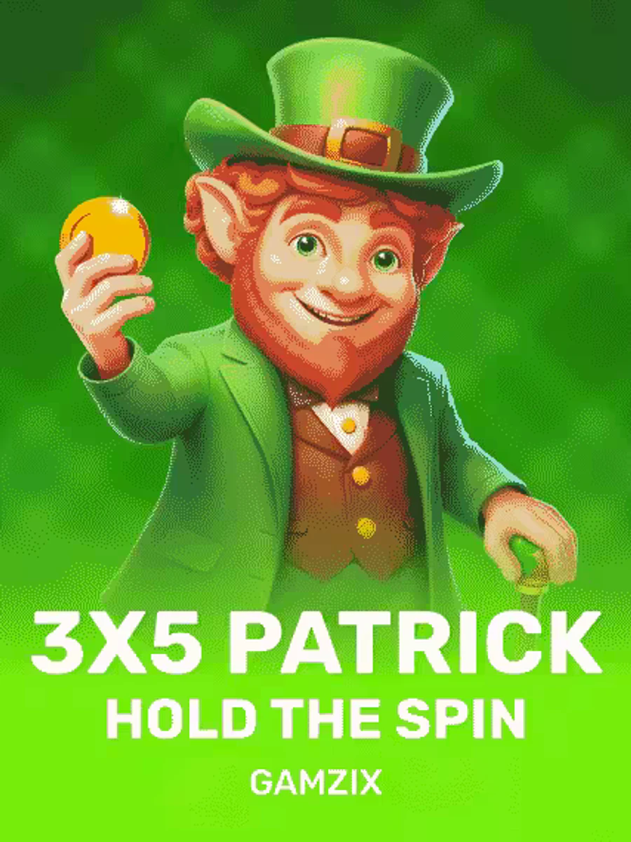 3x5 Patrick: Hold the Spin slot artwork