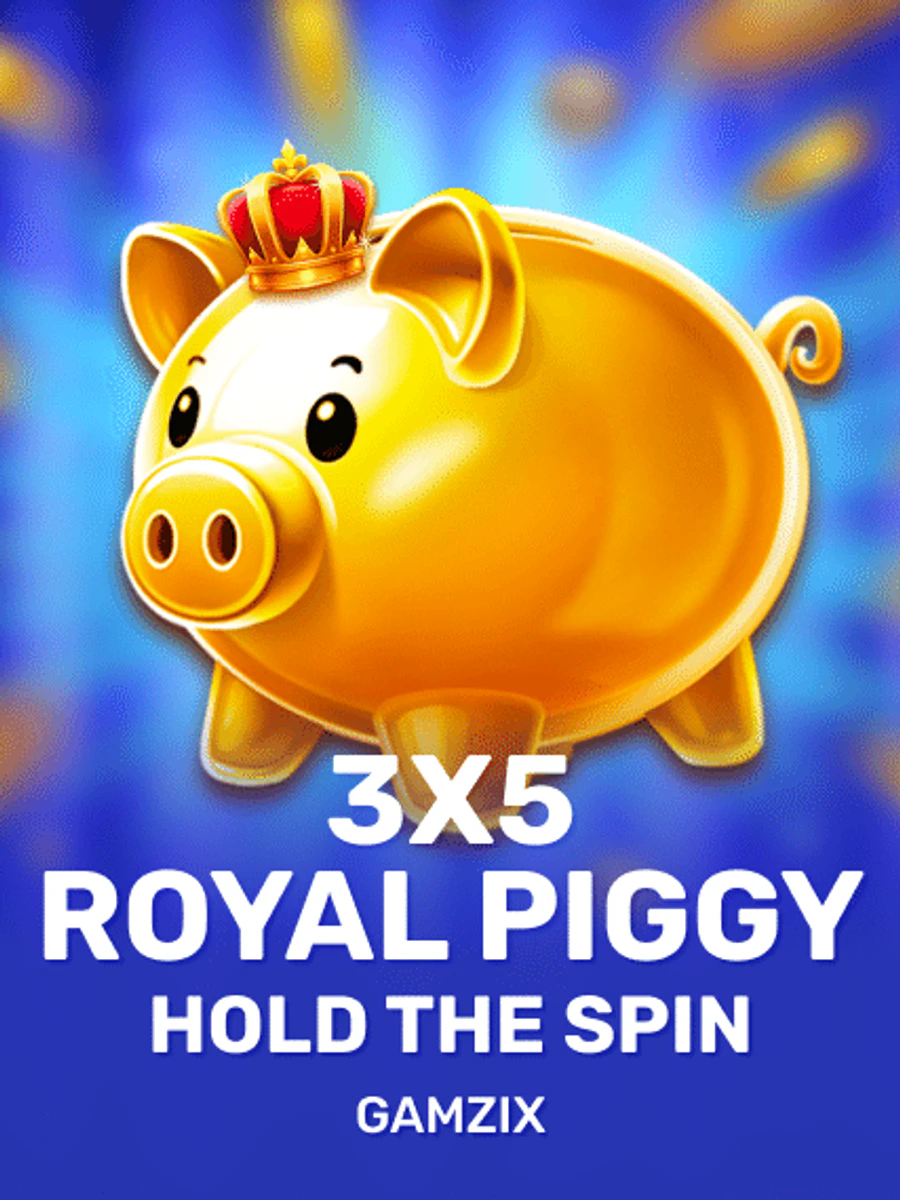 3x5 Royal Piggy: Hold The Spin slot artwork