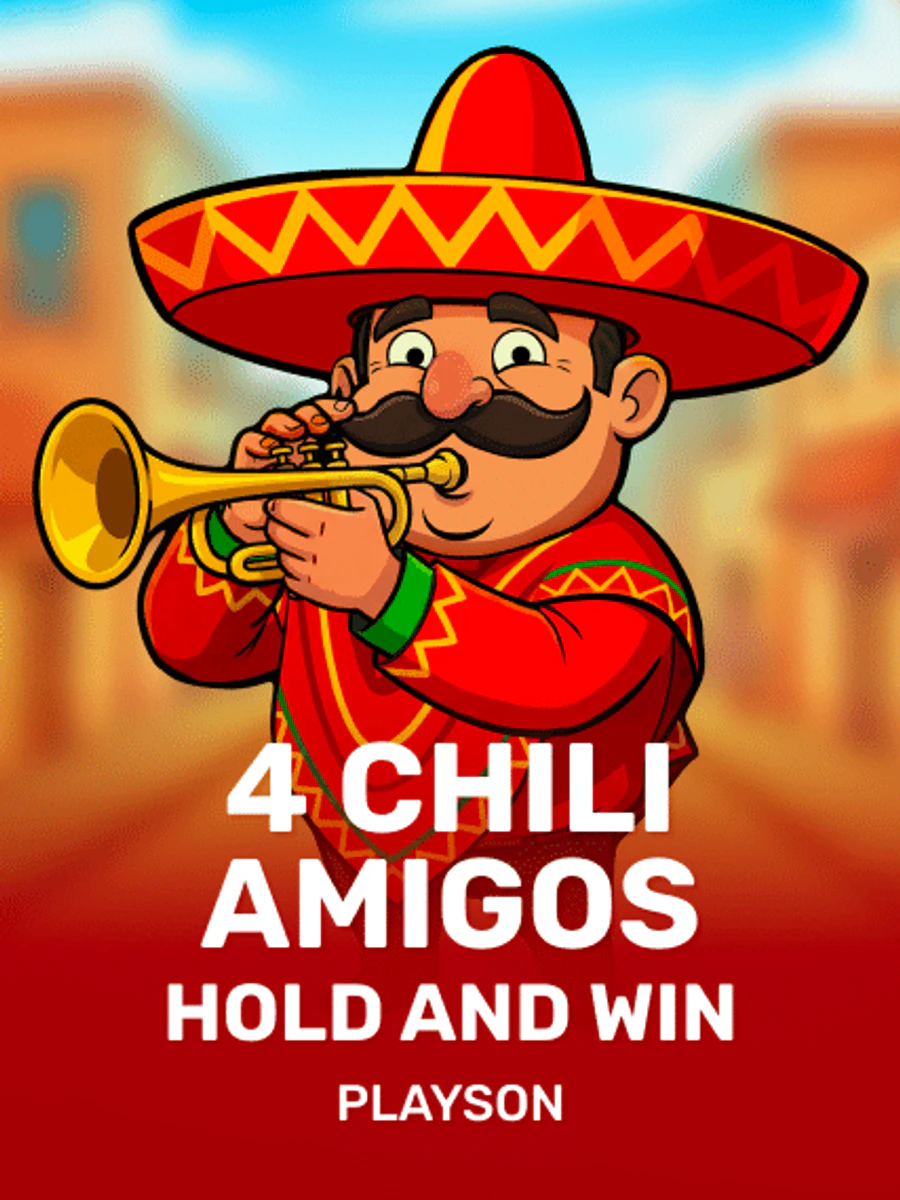 4 Chili Amigos: Hold and Win slot artwork
