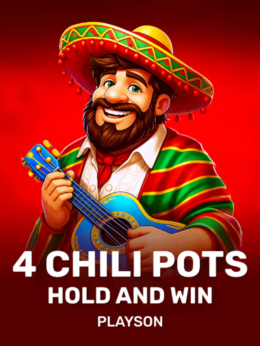 4 Chili Pots: Hold and Win slot artwork