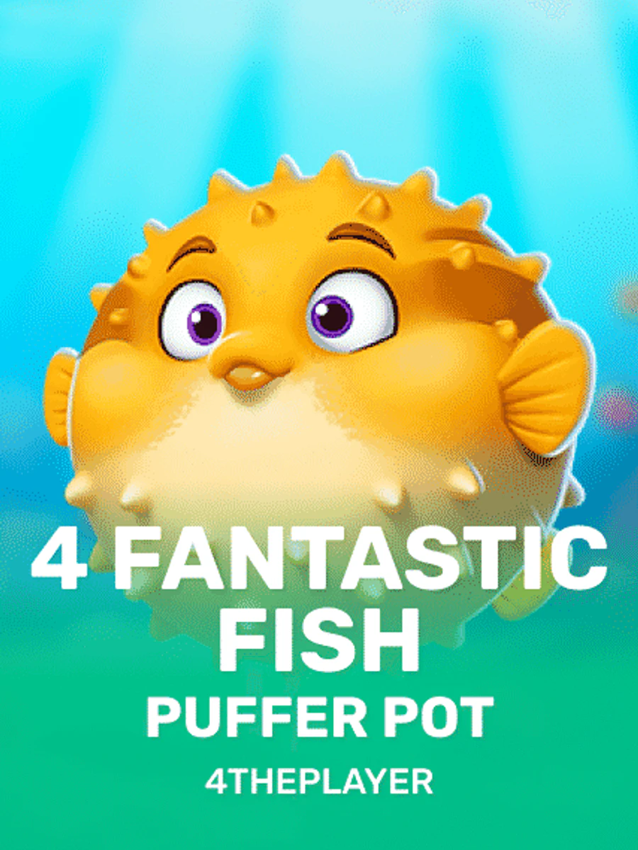 4 Fantastic Fish Puffer Pots slot artwork
