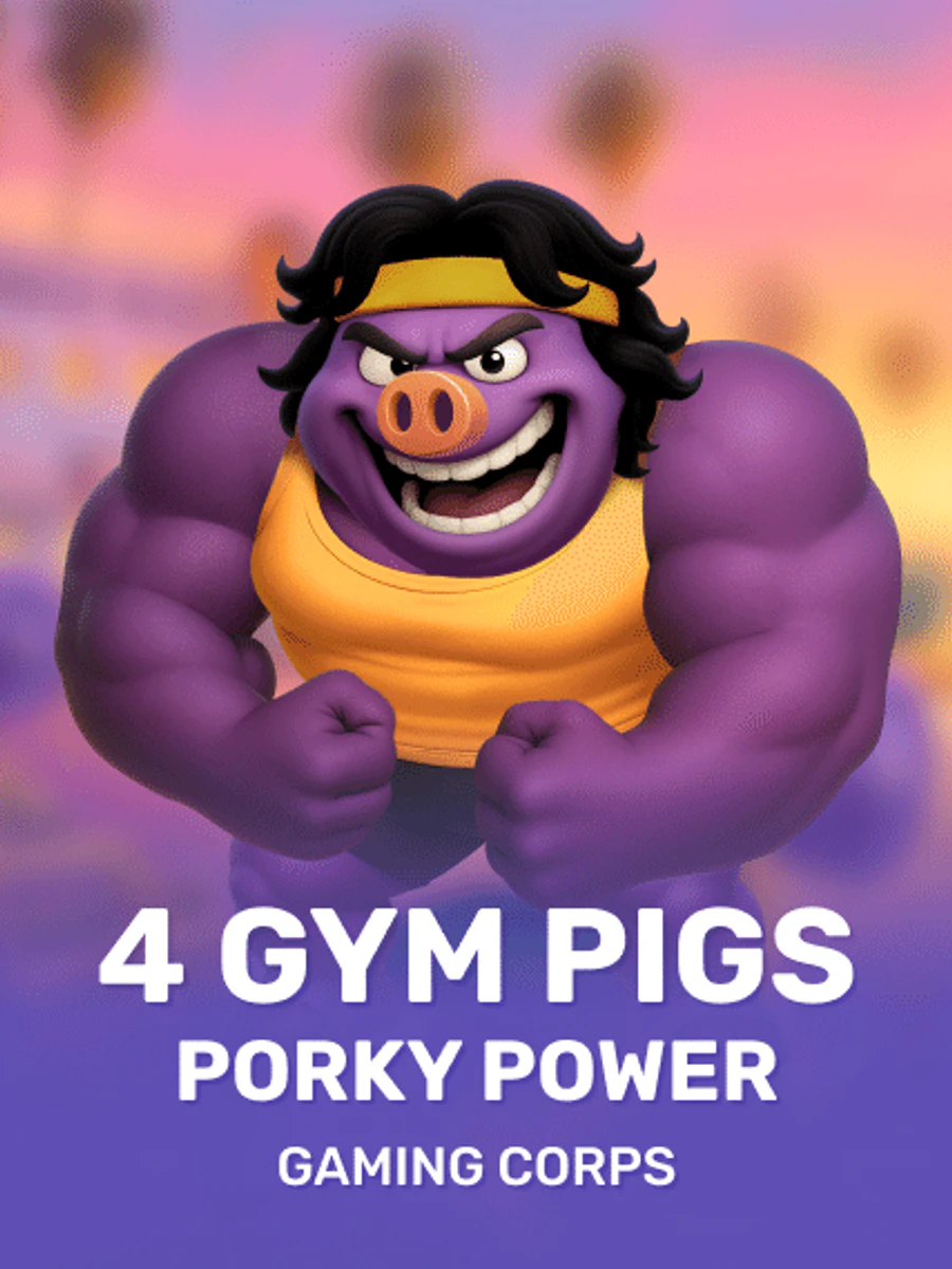 4 Gym Pigs - Porky Power slot artwork