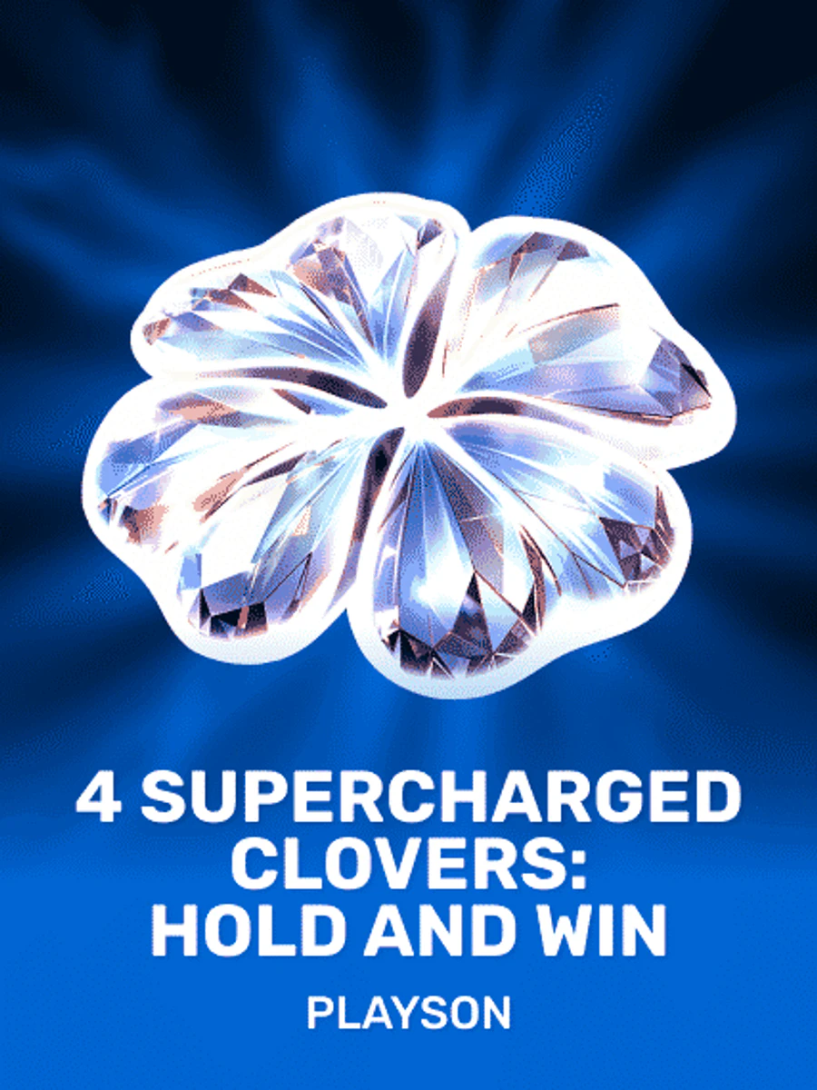 4 Supercharged Clovers: Hold and Win slot artwork