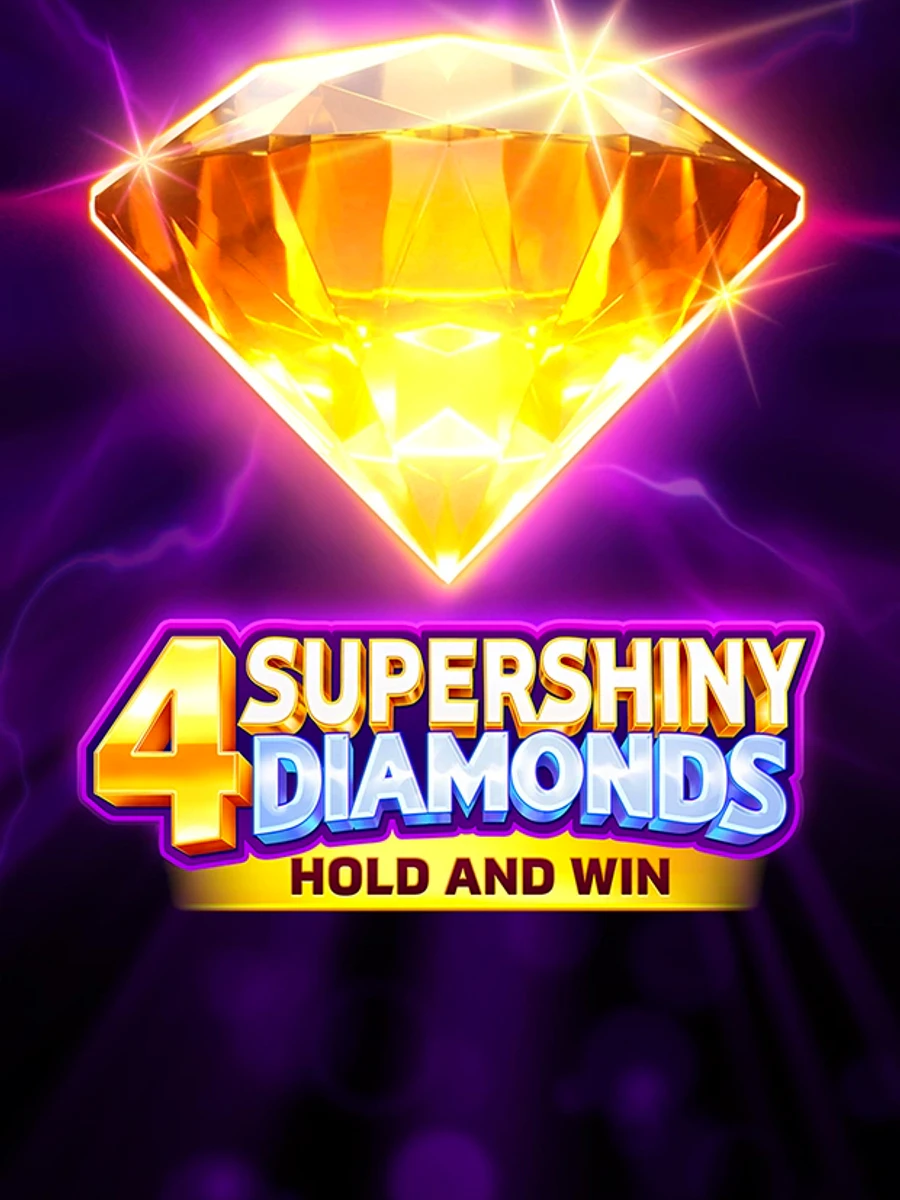 4 Supershiny Diamonds: Hold and Win slot artwork