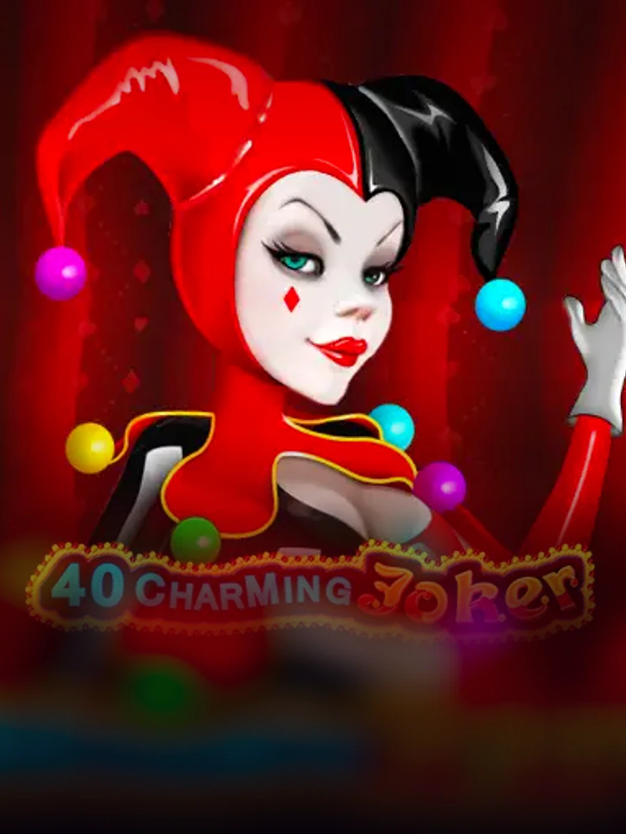 40 Charming Joker High RTP slot artwork