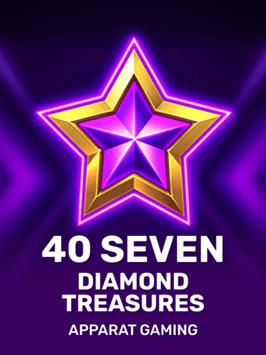 40 Sevens - Diamond Treasures slot artwork