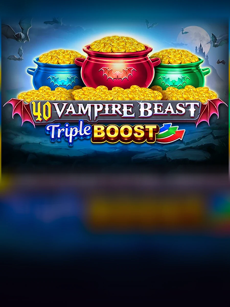 40 Vampire Beast Triple Boost Golden Coins Link slot artwork