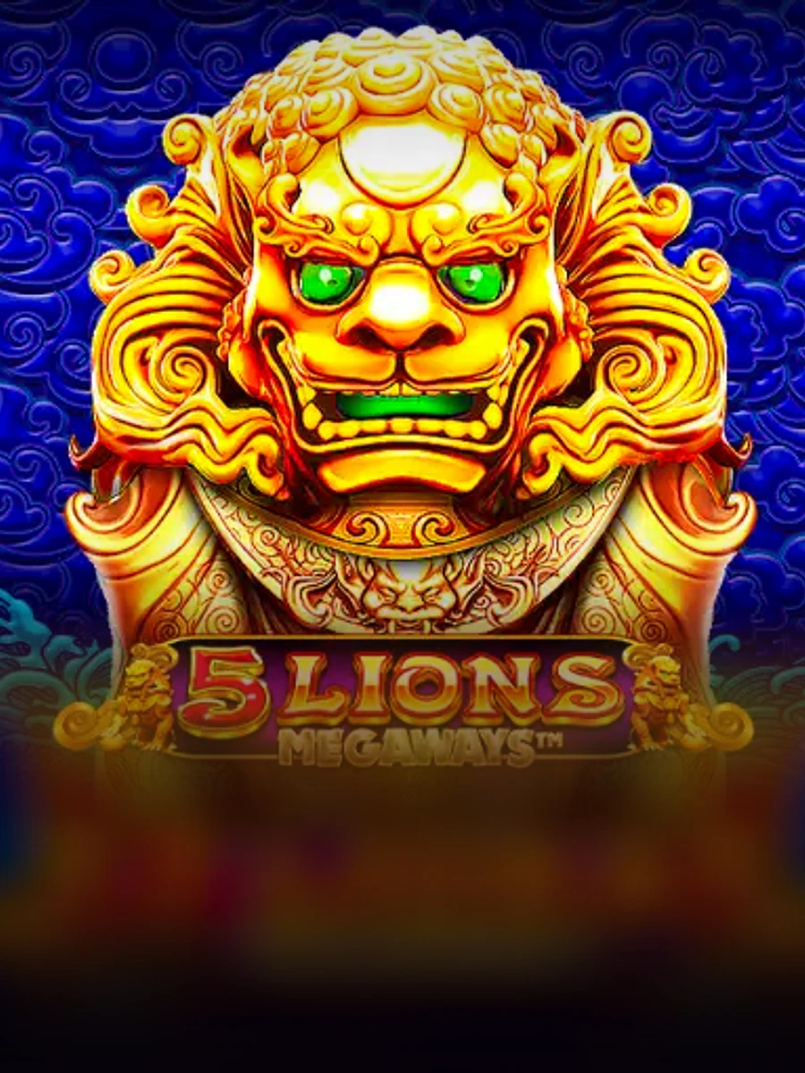 5 Lions Megaways slot artwork