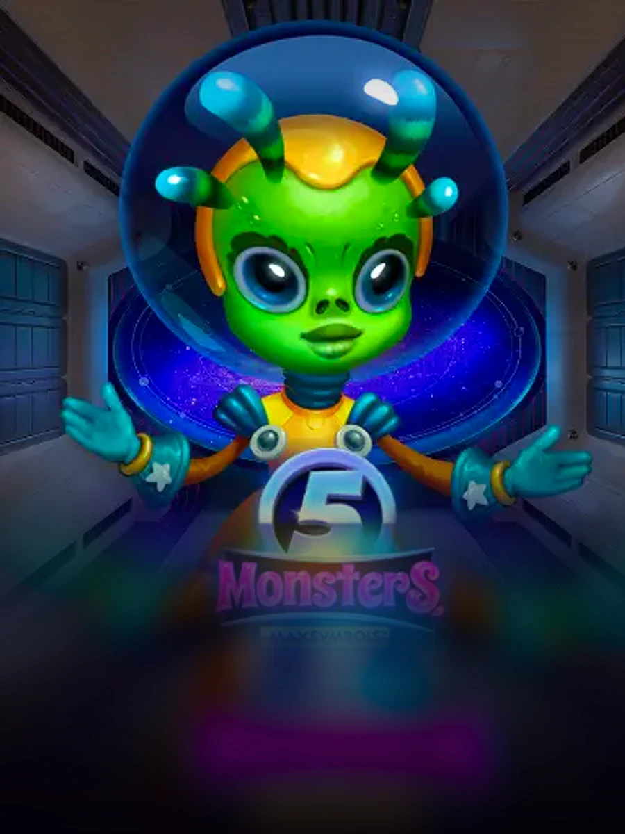 5 Monsters slot artwork