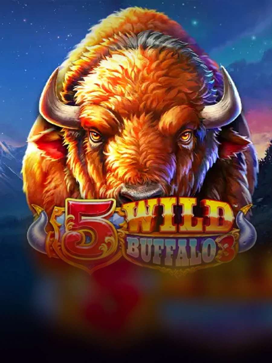 5 Wild Buffalo 3 slot artwork