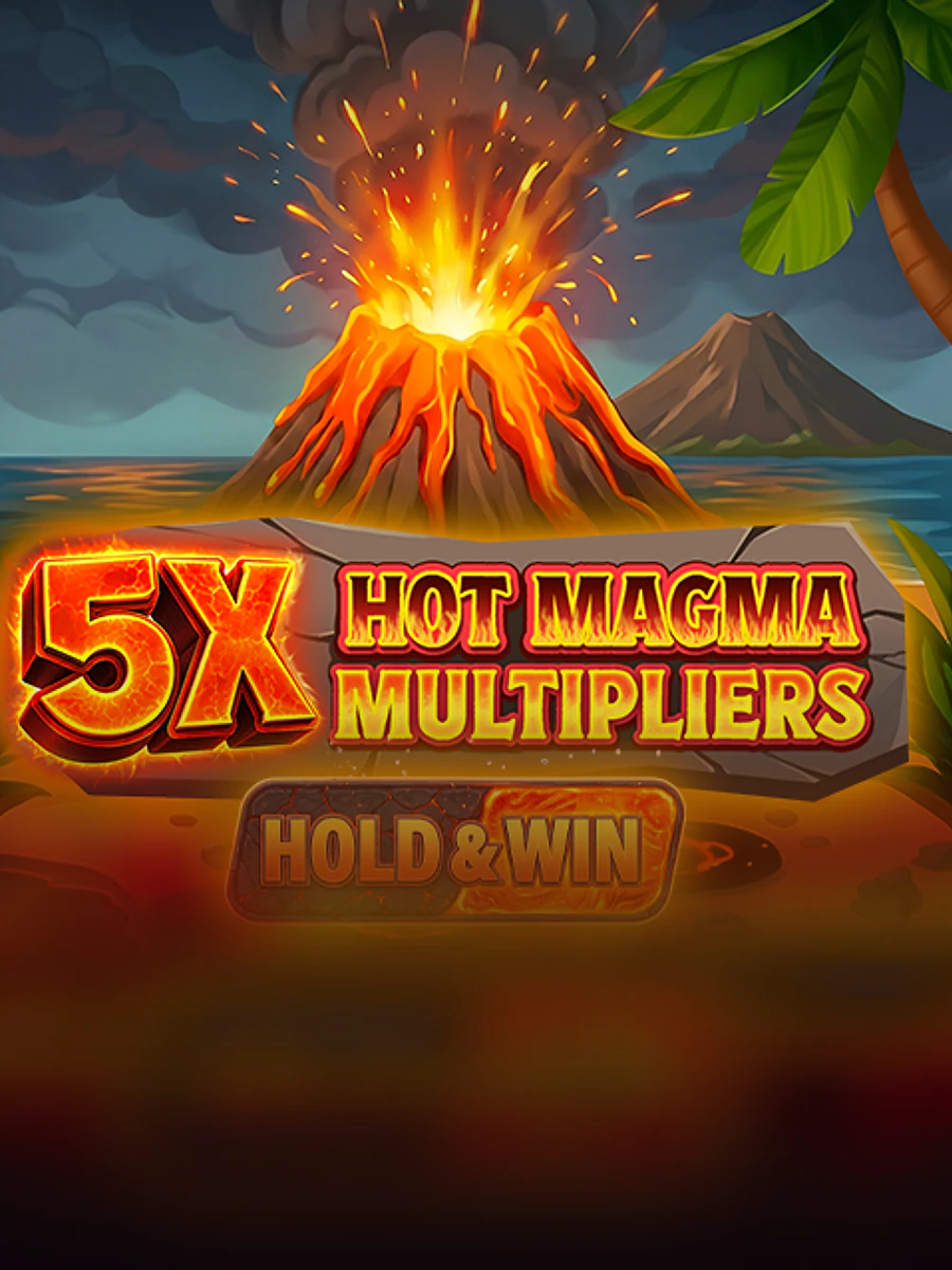 5x Hot Magma Multipliers slot artwork