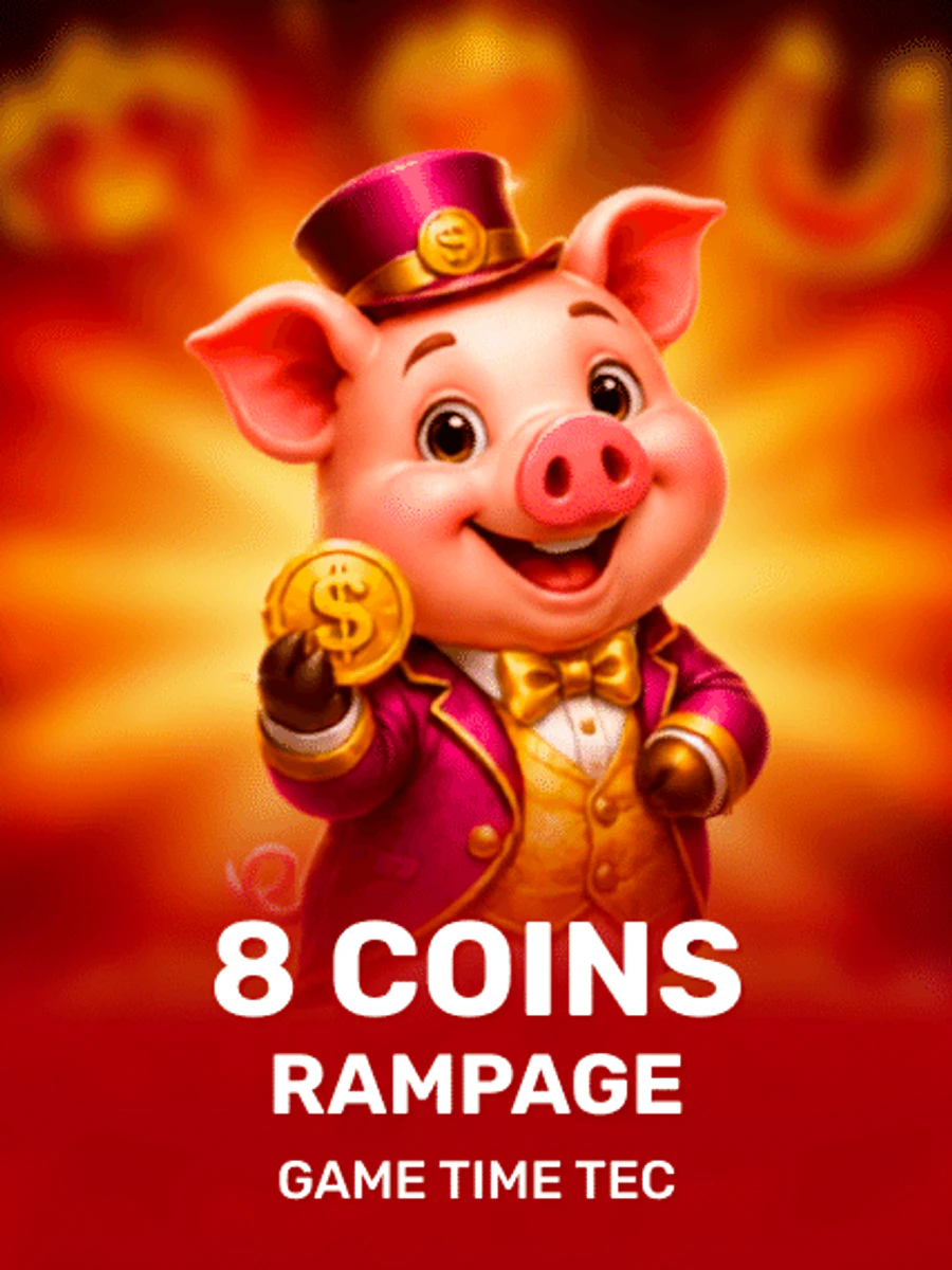 8 Coins Rampage slot artwork
