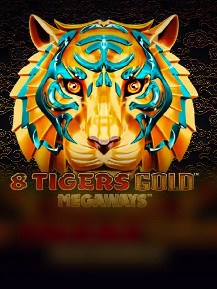 8 Tigers Gold Megaways casino game artwork