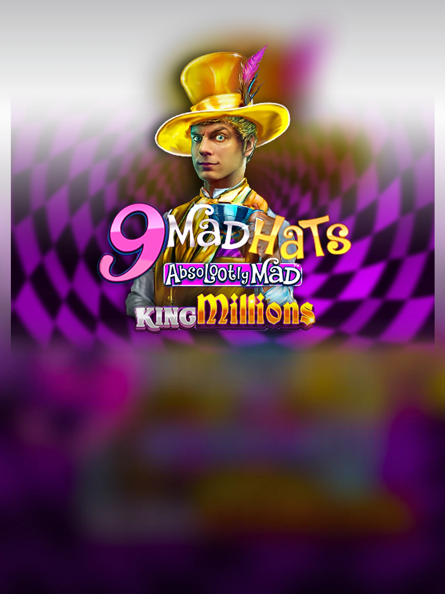 9 Mad Hat King Millions slot artwork