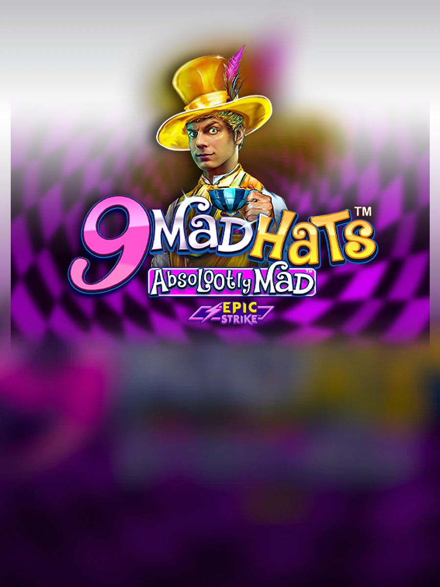 9 Mad Hats slot artwork