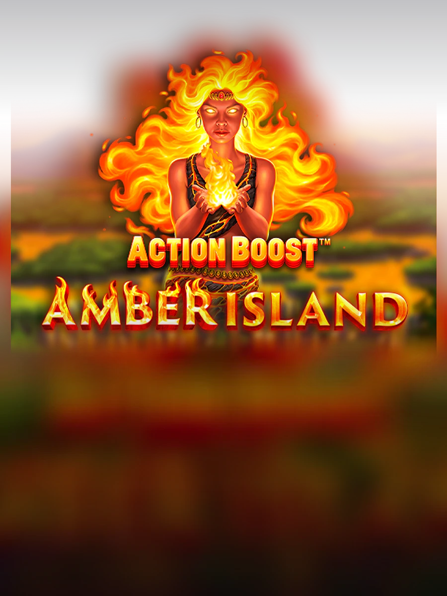 Action Boost Amber Island slot artwork