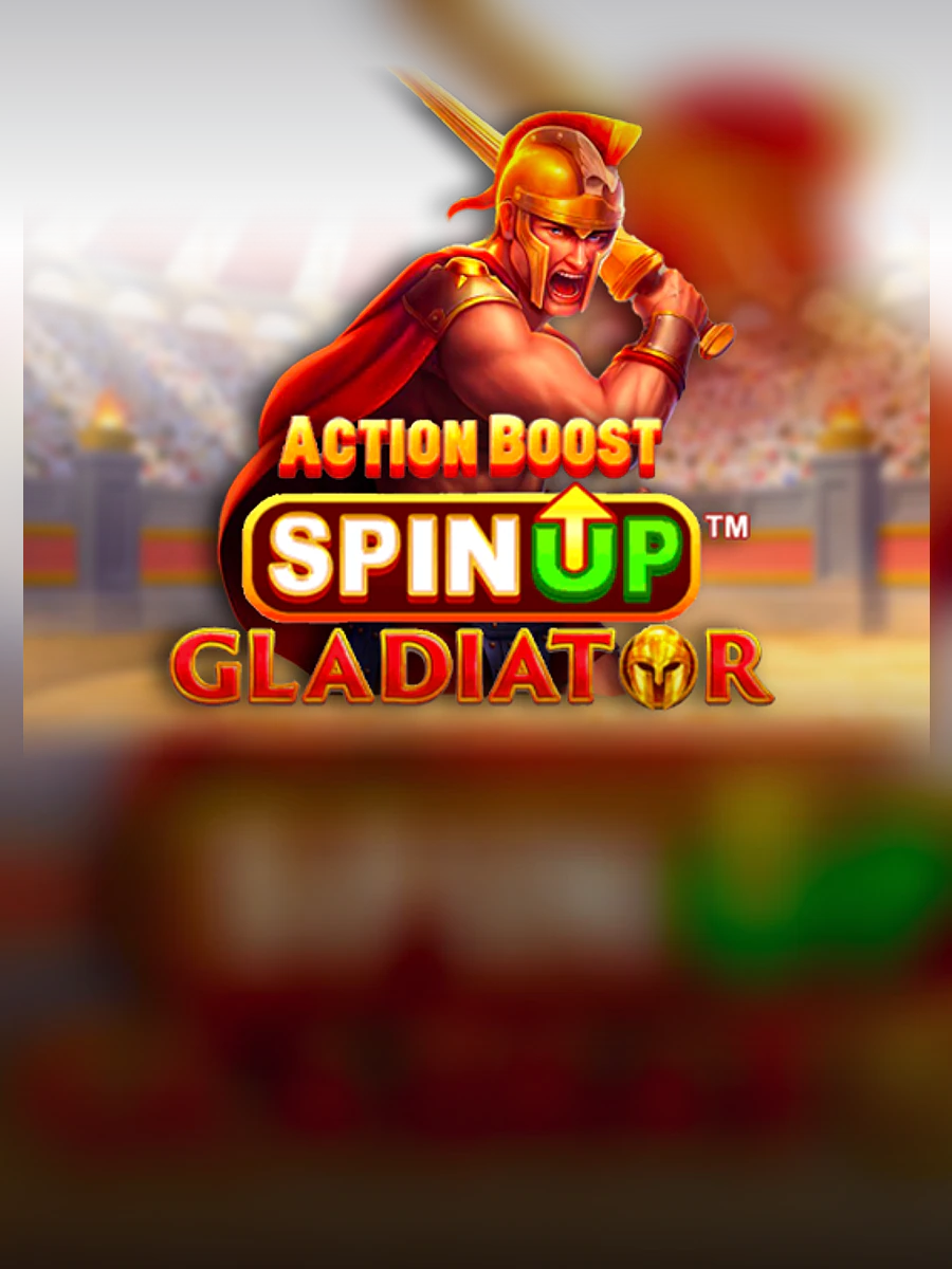 Action Boost SpinUP Gladiator slot artwork
