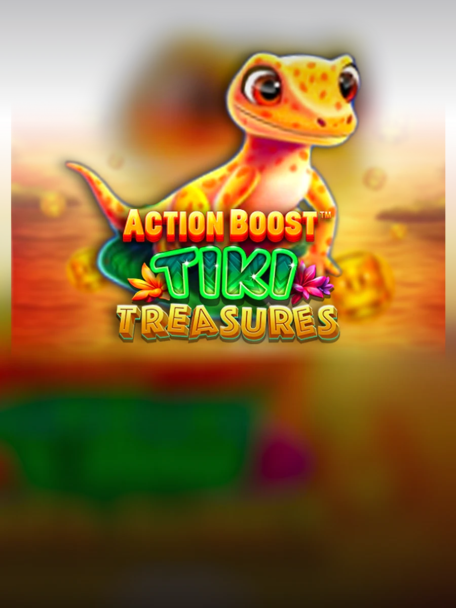 Action Boost Tiki Treasures slot artwork