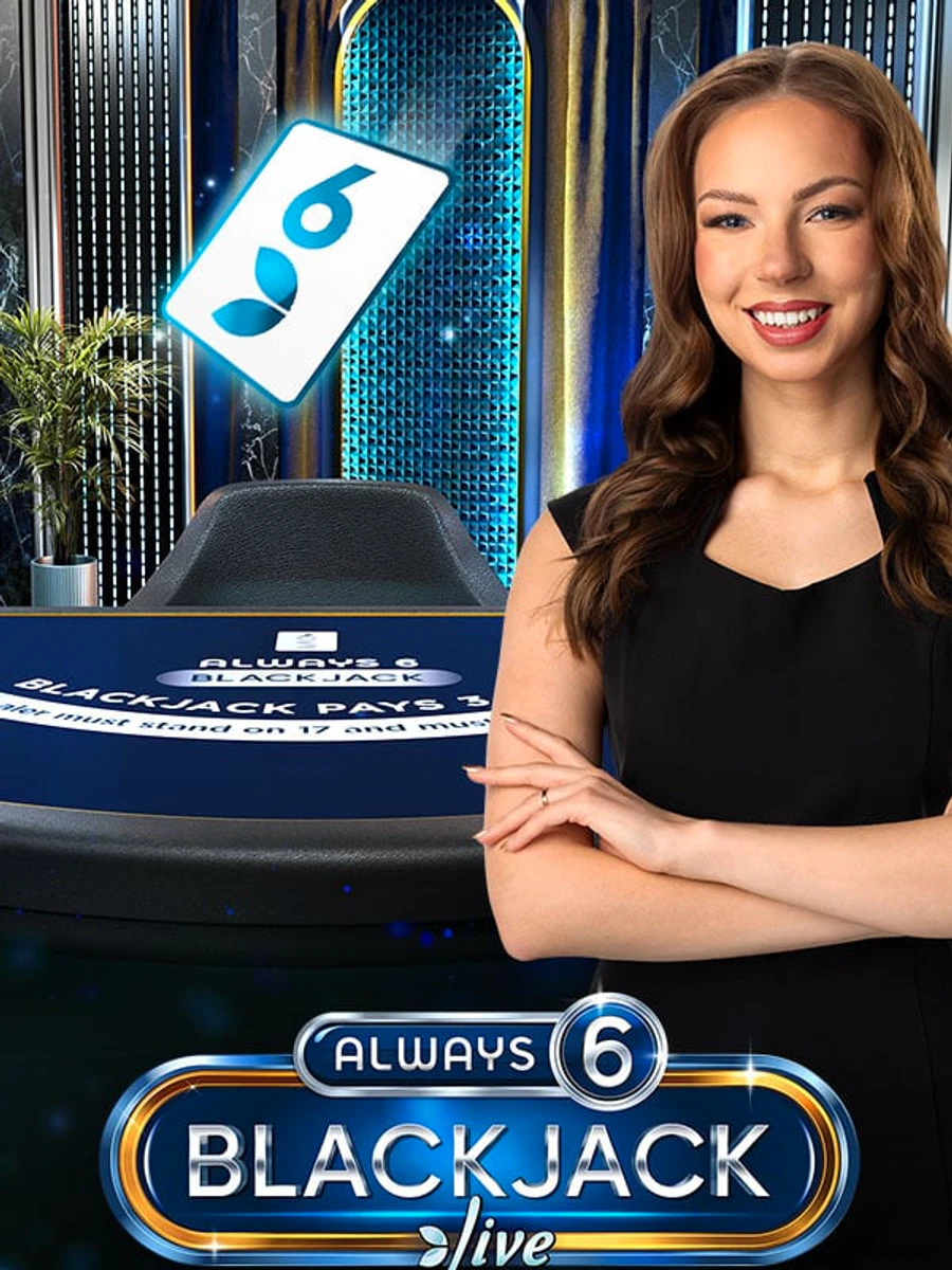Always 6 Blackjack casino game artwork