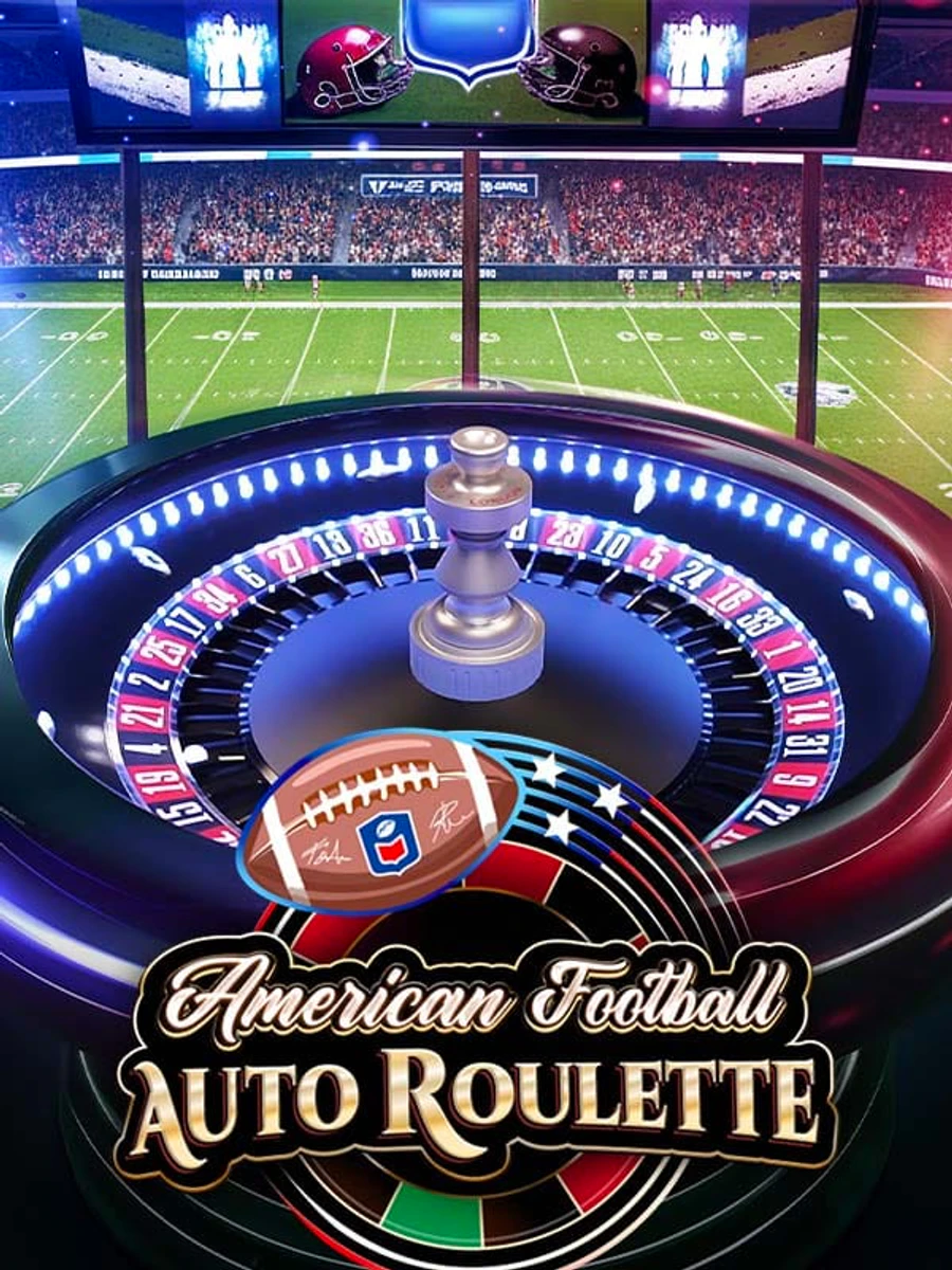 American Football Auto Roulette casino game artwork
