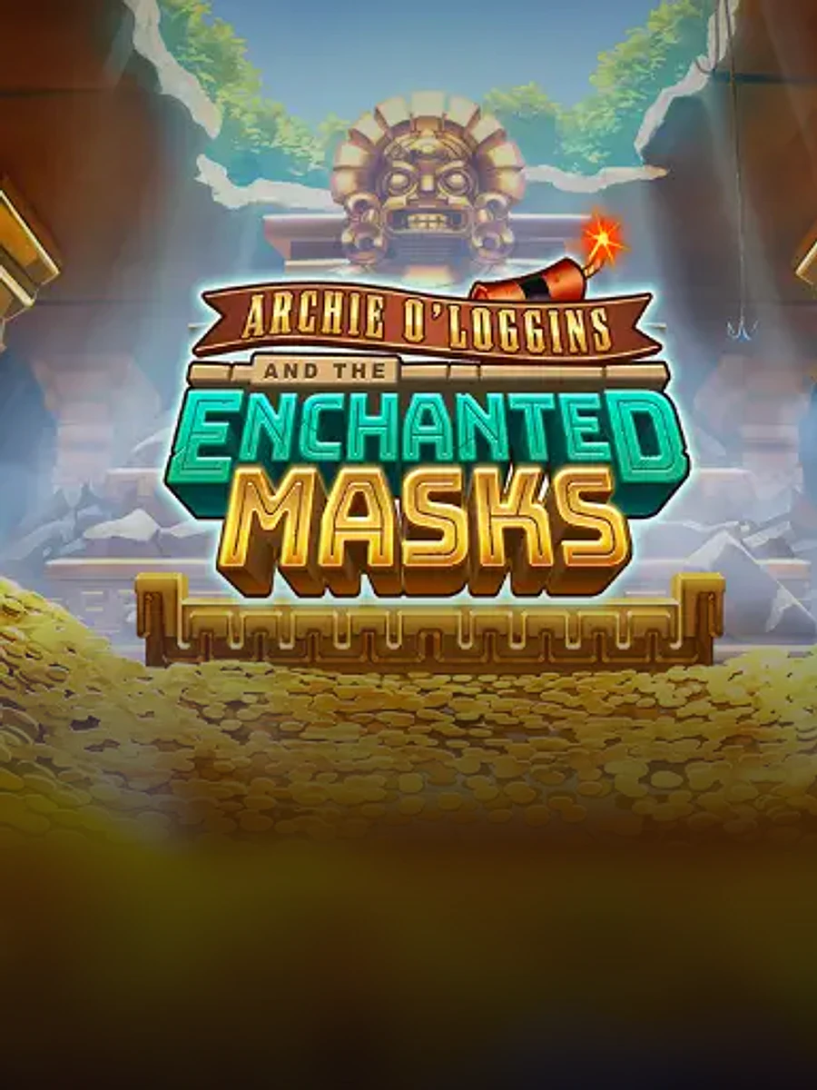 Archie O'Loggins and the Enchanted Masks slot artwork