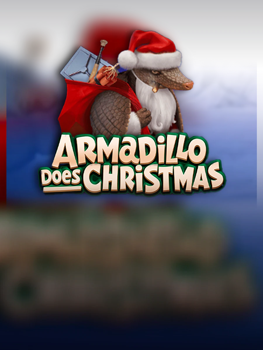 Armadillo Does Christmas 2023 slot artwork