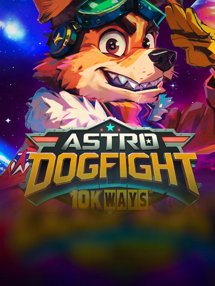 Astro Dog Fight slot artwork