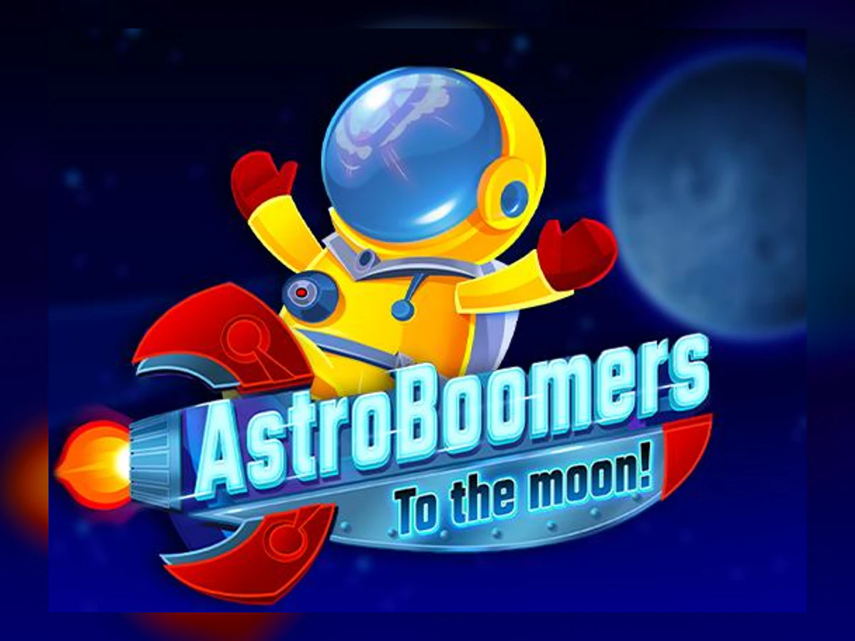 Astroboomer: to the Moon casino game artwork
