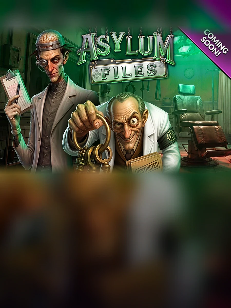 Asylum Files slot artwork