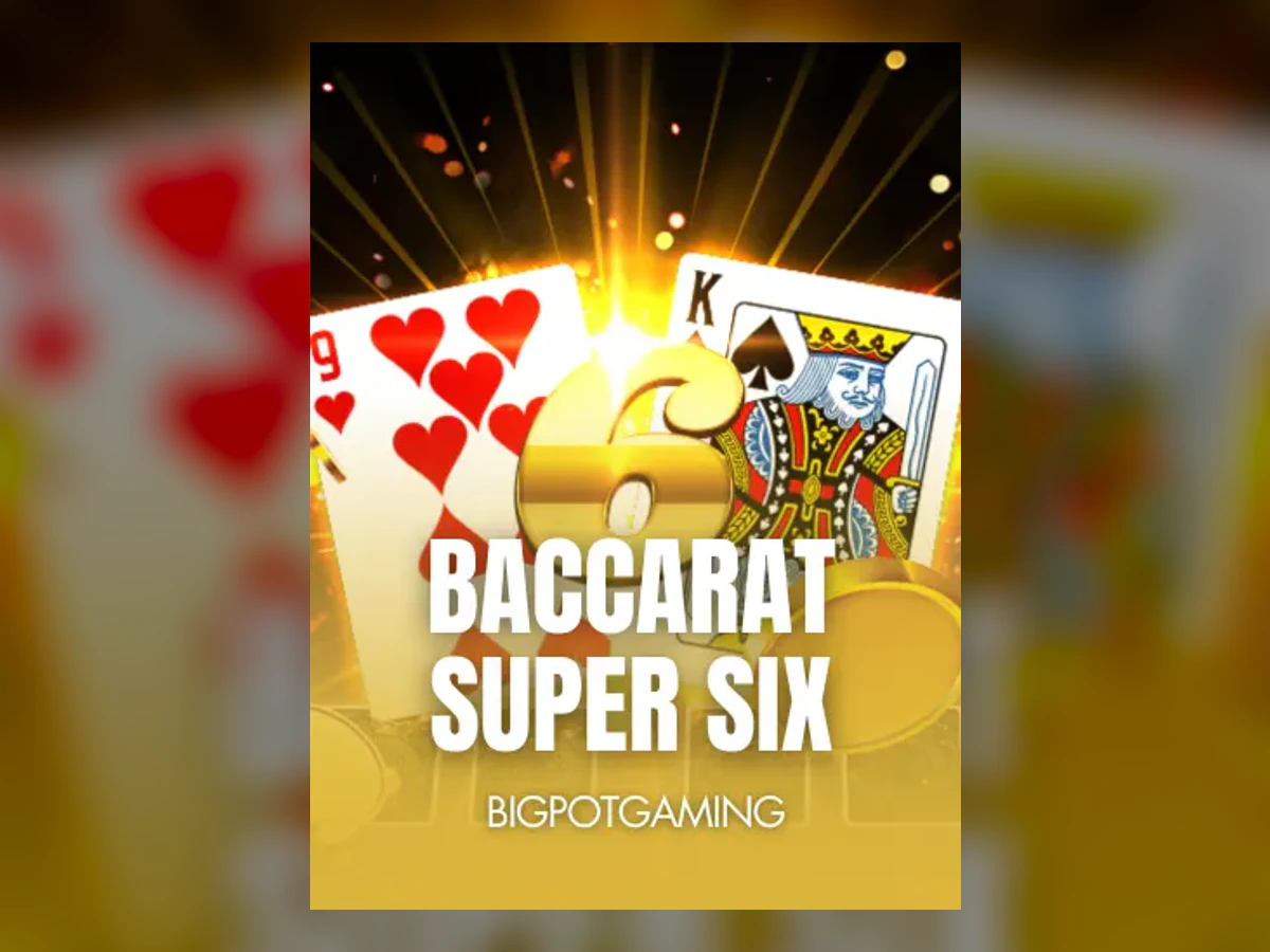 Baccarat Super Six casino game artwork