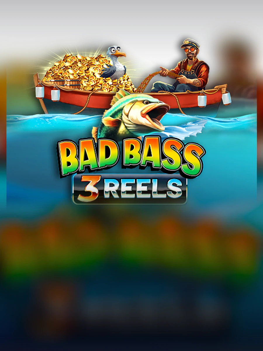 Bad Bass 3 Reels slot artwork