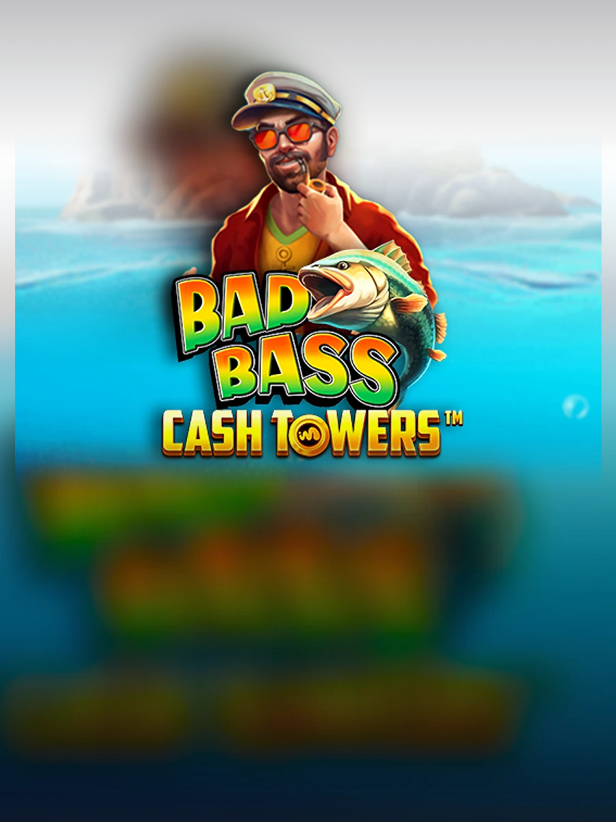 Bad Bass Cash Towers slot artwork