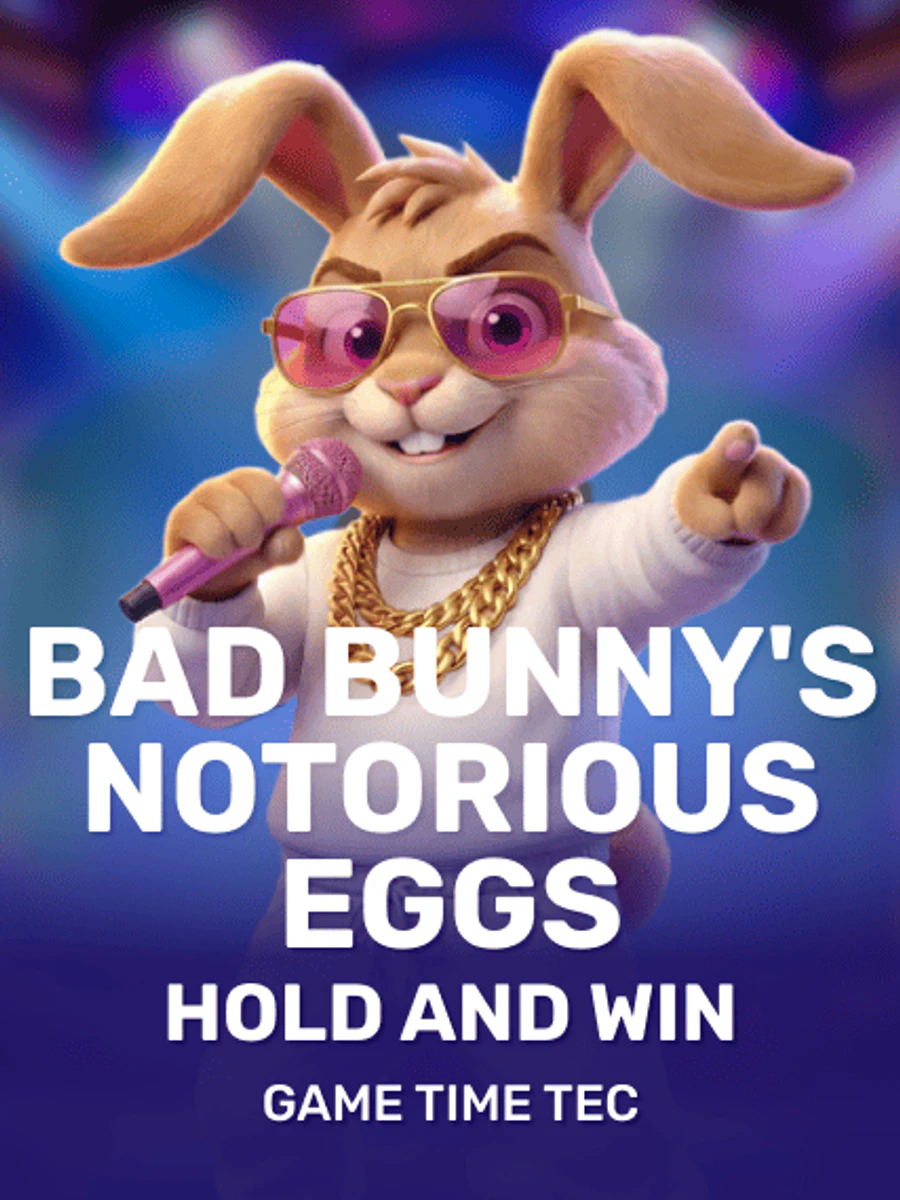 Bad Bunny's Notorious Eggs (Hold and Win) slot artwork