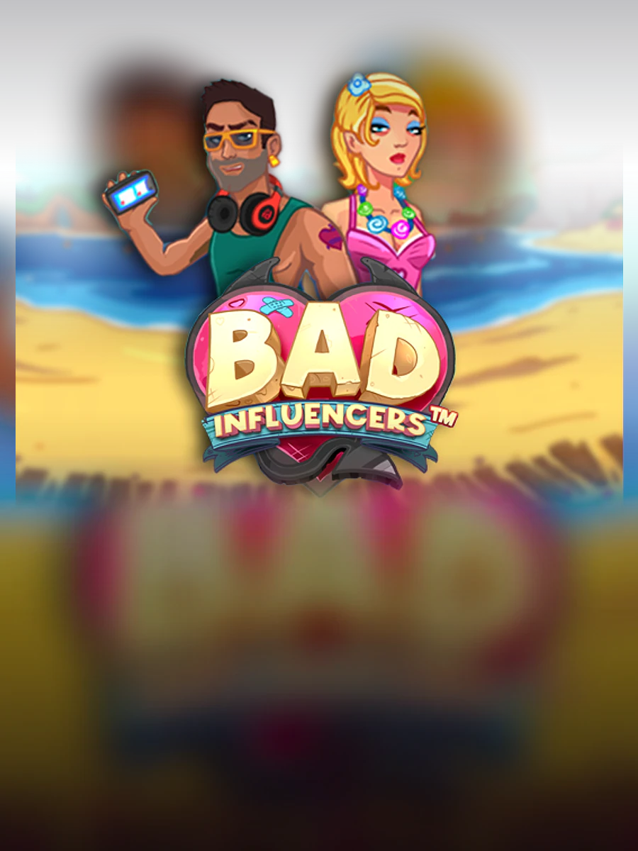 Bad Influencers slot artwork