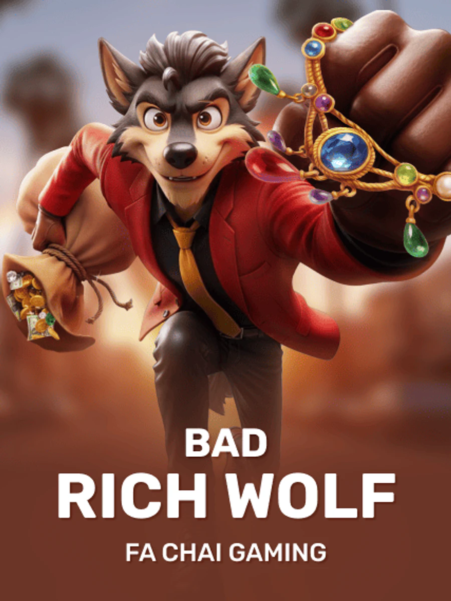 Bad Rich Wolf slot artwork