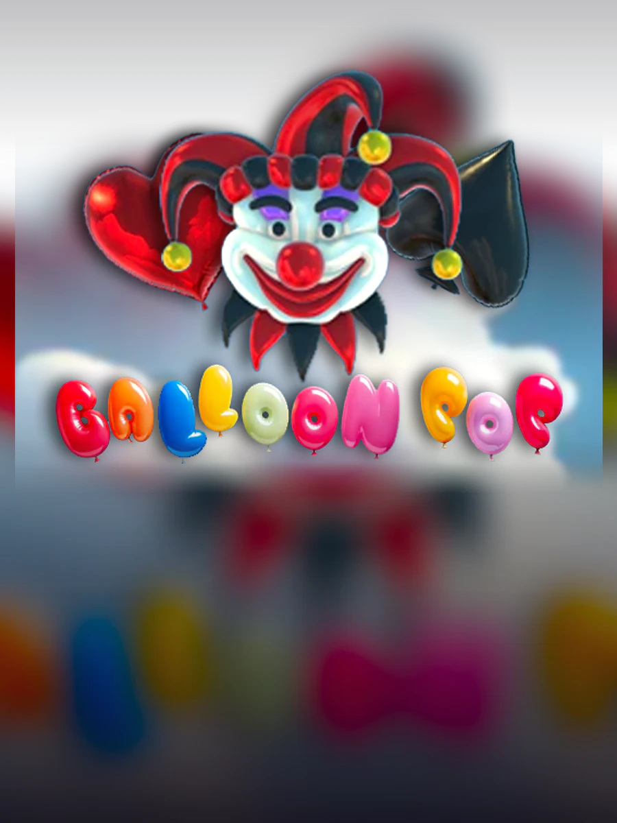 Balloon Pop slot artwork