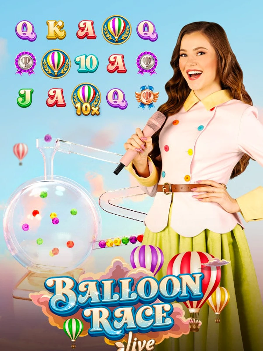 Balloon Race casino game artwork