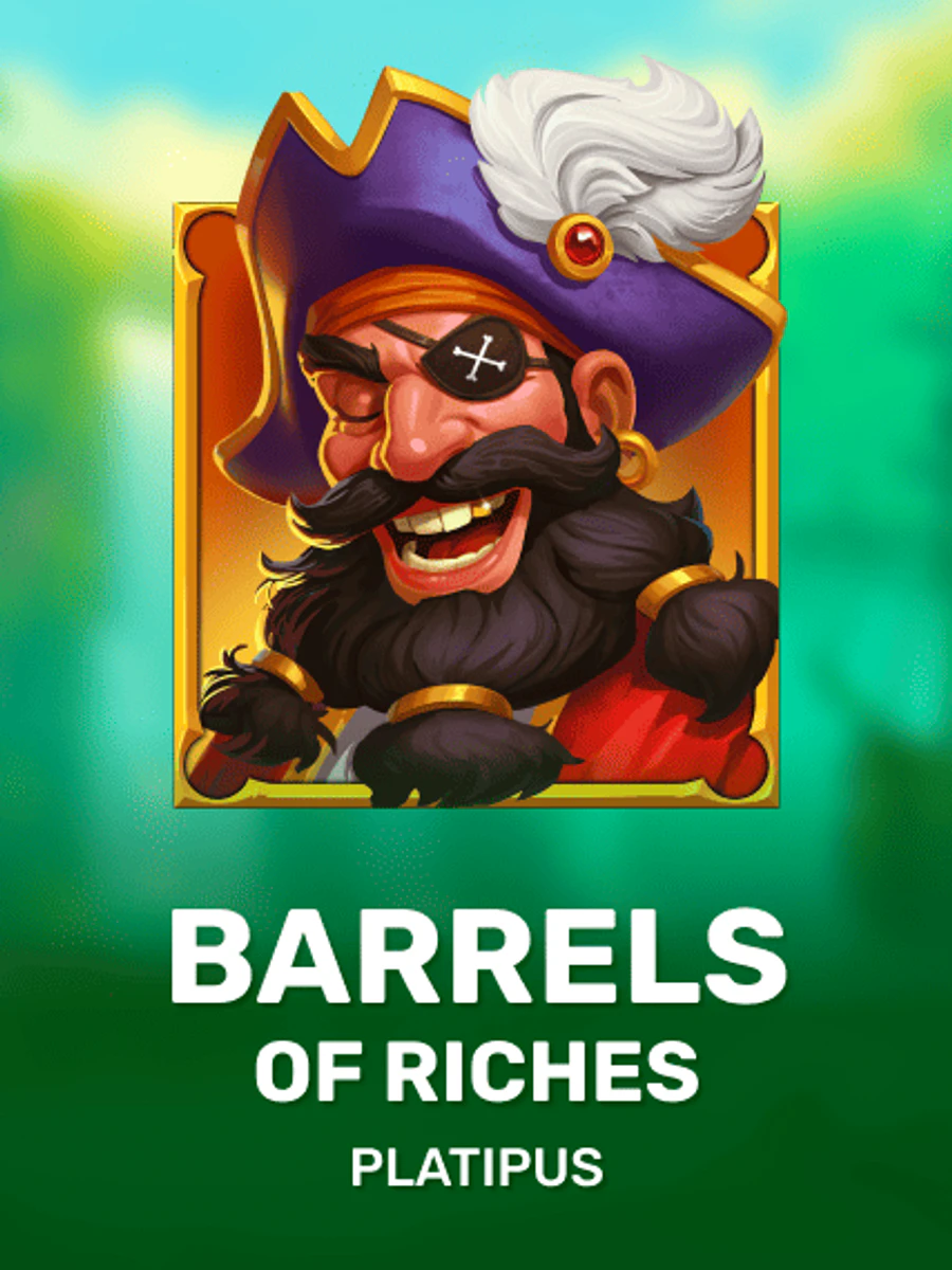 Barrels of Riches slot artwork
